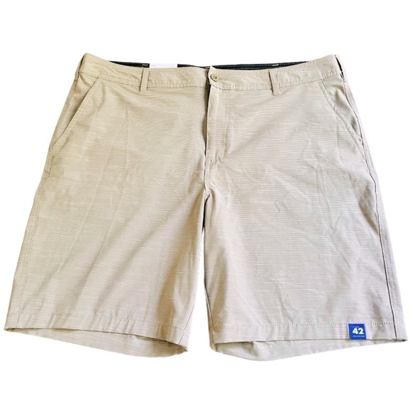 Apt. 9 Khaki Premier Flex Shorts Size 42 NWT NEW - Picture 1 of 8
